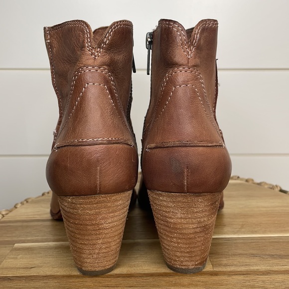 Frye Distressed Leather Booties - Picture 5 of 8